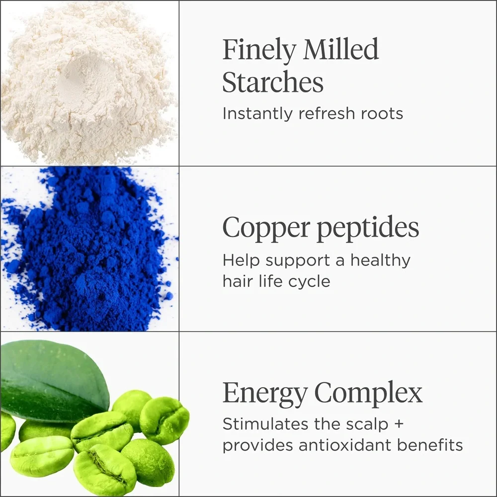 Briogeo Style + Treat Biotin Dry Shampoo Puff in Translucent